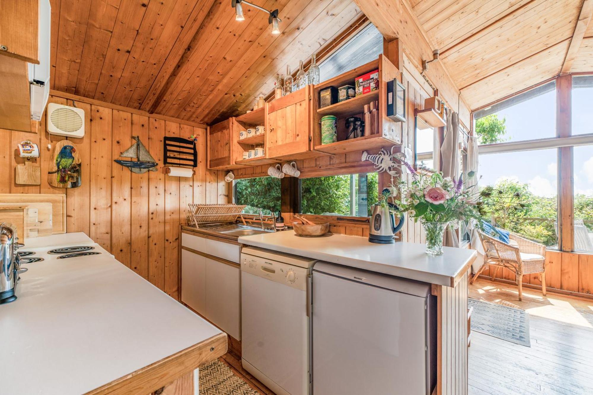 Scandinavian Style Lodge In Rock Wadebridge Exteriör bild